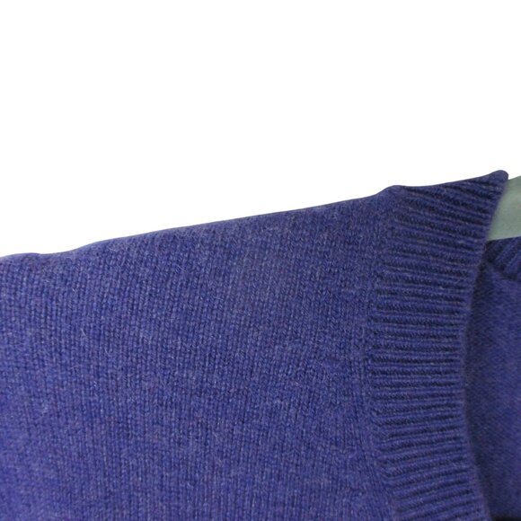 Lands' End 100% Cashmere Sweater Men's Purple Size XL $199 - Picture 3 of 7